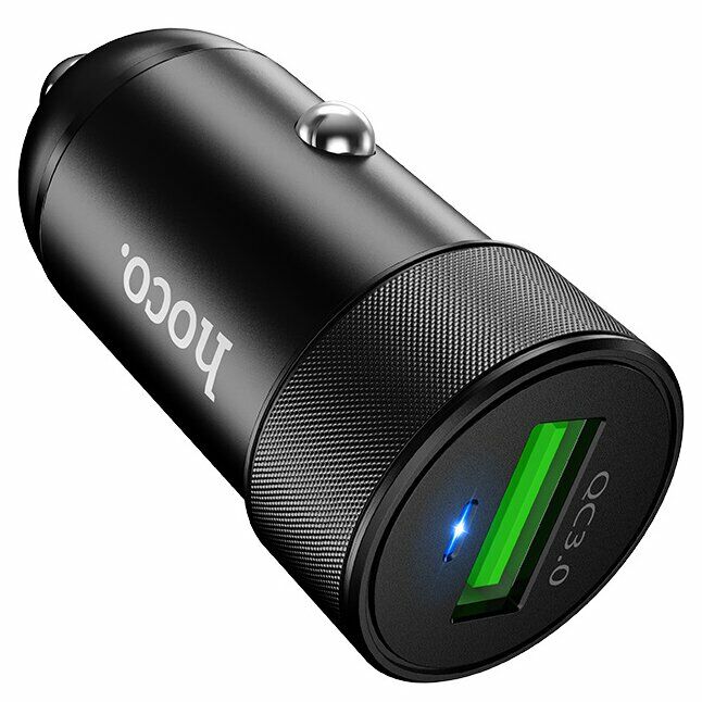 Автомобильное зарядное устройство Hoco Z32 QC3.0 (1.5A) - Black: фото 2 из 4