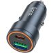 Автомобильное зарядное устройство Hoco Z57A Glorious PD30W + QC3.0 - Metal Grey (923295B). Фото 3 из 7