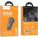 Автомобильное зарядное устройство Hoco Z57A Glorious PD30W + QC3.0 - Metal Grey (923295B). Фото 5 из 7