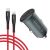 Автомобильное зарядное устройство Intaleo CCGQPD120L + кабель Type-C to Lightning - Grey: фото 1 из 7