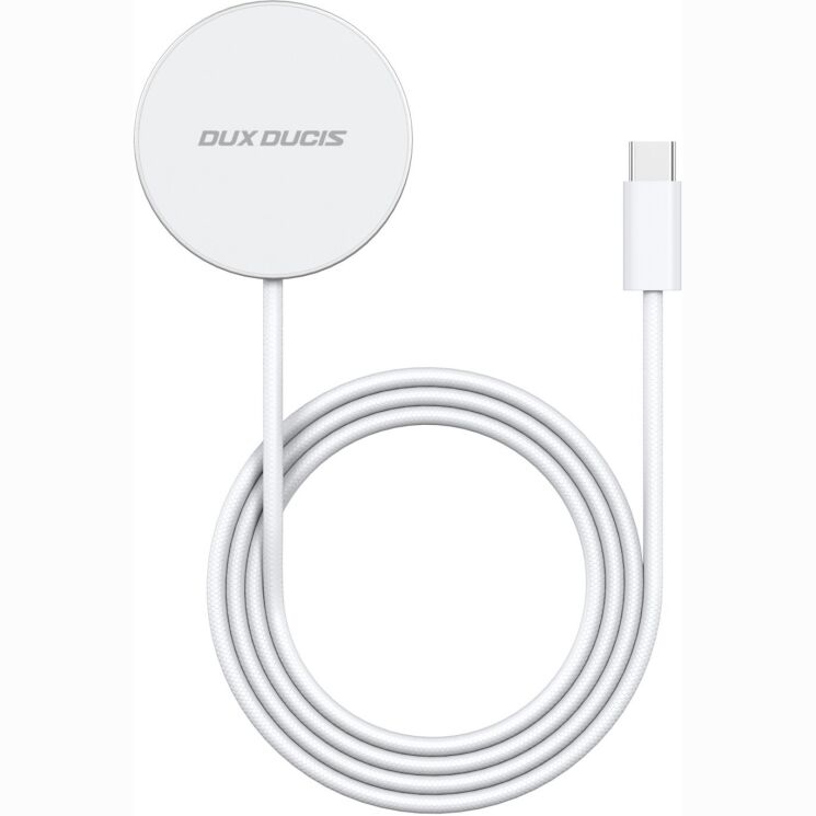 Беспроводное зарядное устройство DUX DUCIS H1 Magnetic Wireless Charger Qi2.2 (25W) - White (958316W) Беспроводное зарядное устройство DUX DUCIS H1 Magnetic Wireless Charger Qi2.2 (25W) - White: фото 3 из 11