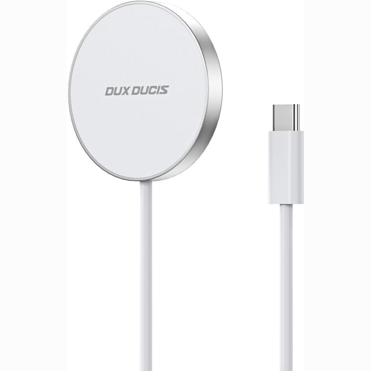Беспроводное зарядное устройство DUX DUCIS H1 Magnetic Wireless Charger Qi2.2 (25W) - White (958316W) Беспроводное зарядное устройство DUX DUCIS H1 Magnetic Wireless Charger Qi2.2 (25W) - White: фото 1 из 11