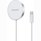 Бездротовий зарядний пристрій DUX DUCIS H1 Magnetic Wireless Charger Qi2.2 (25W) - White: фото 1 з 11