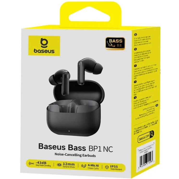 Беспроводные наушники Baseus Bass BP1 (A00107) - Black (400335B) Беспроводные наушники Baseus Bass BP1 (A00107) - Black: фото 3 из 18