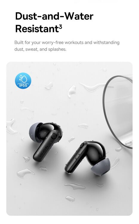 Беспроводные наушники Baseus Bass EP10 Pro - Black (400337B) Беспроводные наушники Baseus Bass EP10 Pro - Black: фото 15 из 25