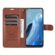 Чехол AZNS Wallet Case для OPPO Reno 7 5G Chinese - Brown (295716Z). Фото 6 из 11