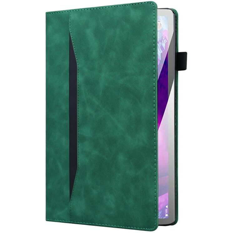 Чехол Deexe Business Style для Samsung Galaxy Tab S11 (X730/X736) - Green: фото 5 з 8