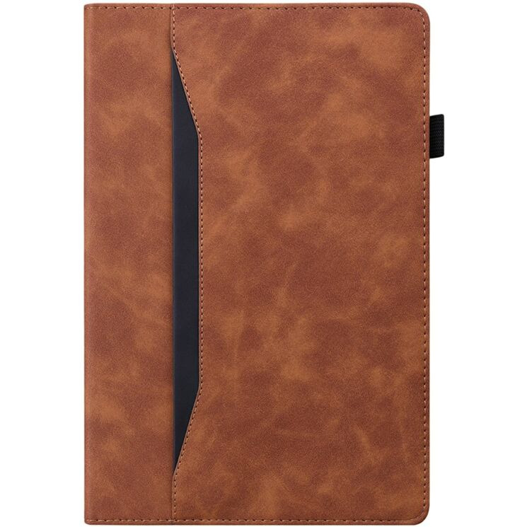 Чехол Deexe Business Style для Samsung Galaxy Tab S12 Plus - Brown: фото 7 из 9