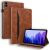 Чехол Deexe Business Style для Samsung Galaxy Tab S12 Plus - Brown: фото 1 из 9