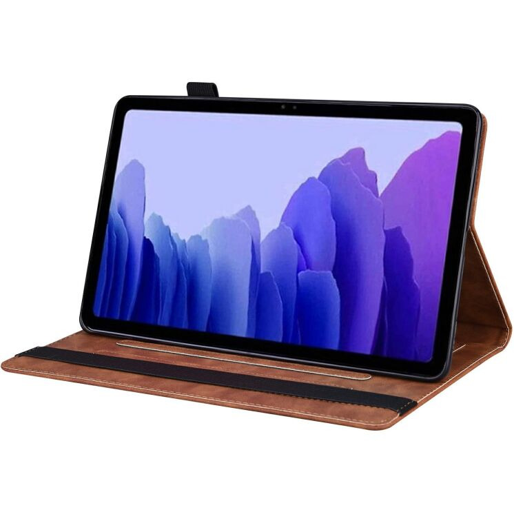 Чехол Deexe Business Style для Samsung Galaxy Tab S12 Plus - Brown: фото 3 из 9