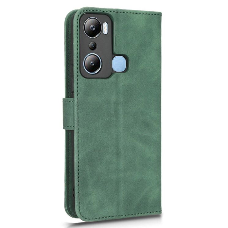 Чохол Deexe Classic Wallet для Infinix Hot 20i (X665E) - Green: фото 6 з 6