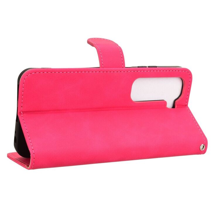 Чехол Deexe Classic Wallet для Infinix Hot 50 - Red: фото 6 из 7