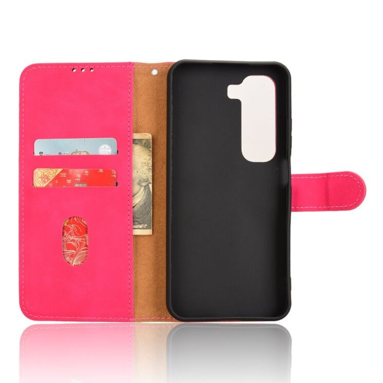 Чехол Deexe Classic Wallet для Infinix Hot 50 - Red: фото 5 из 7
