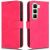 Чехол Deexe Classic Wallet для Infinix Hot 50 - Red: фото 1 из 7