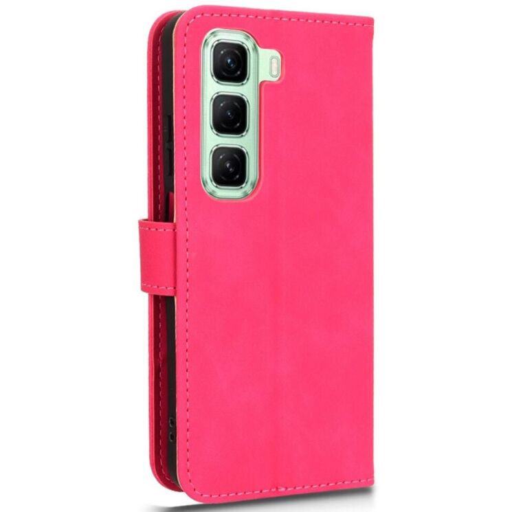 Чехол Deexe Classic Wallet для Infinix Hot 50 - Red: фото 3 из 7
