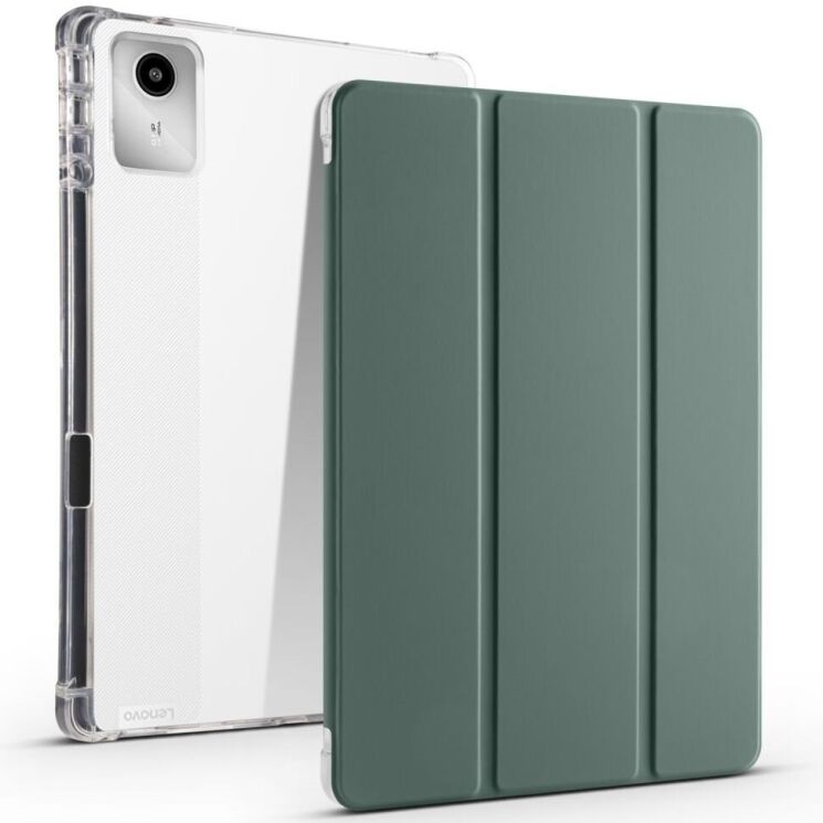 Чехол Deexe Crystal Back для Lenovo Tab M11 (TB330) / Xiaoxin Pad 2024 - Midnight Green: фото 1 из 5