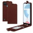 Чохол Deexe Flip Case для Realme C21Y / C25Y - Brown (286600Z)