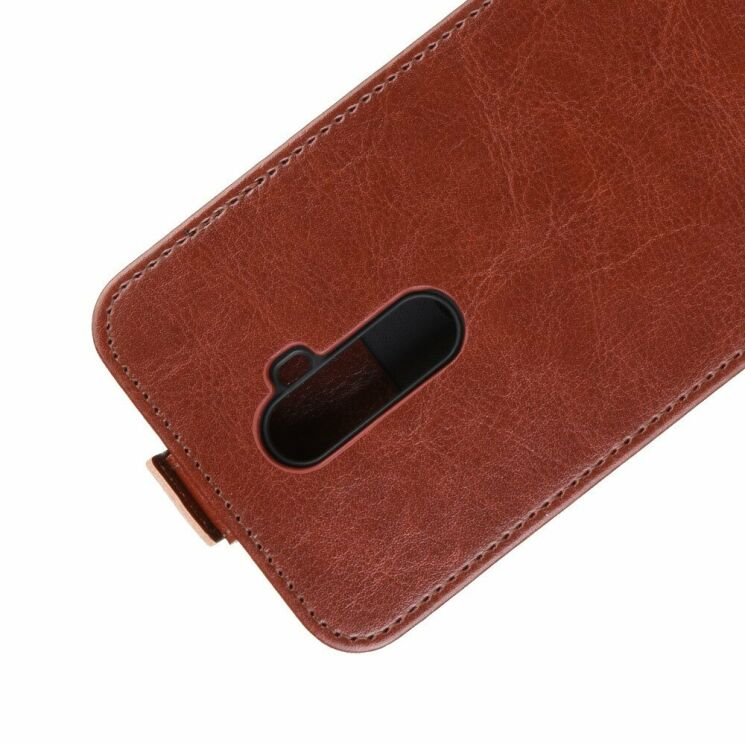 Чохол Deexe Flip Case для Realme X2 Pro - Brown: фото 2 з 12