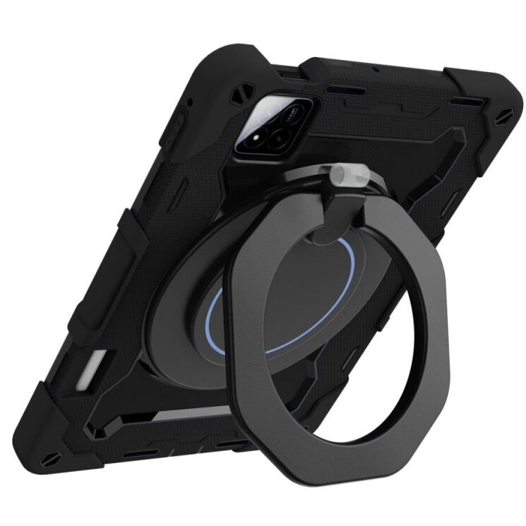 Чехол Deexe Grip Kickstand для Xiaomi Pad 7 / 7 Pro - Black: фото 3 из 21