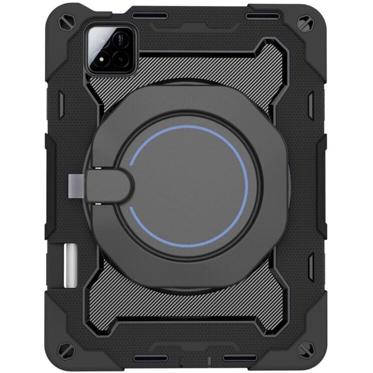 Чехол Deexe Grip Kickstand для Xiaomi Pad 7 / 7 Pro - Black: фото 4 из 21