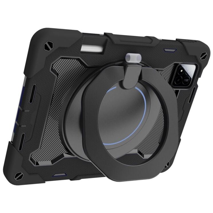 Чехол Deexe Grip Kickstand для Xiaomi Pad 7 / 7 Pro - Black: фото 2 из 21