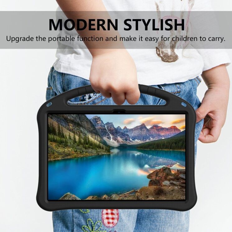 Чехол Deexe KickStand Cover для Samsung Galaxy Tab S10 FE Plus - Purple: фото 6 из 7