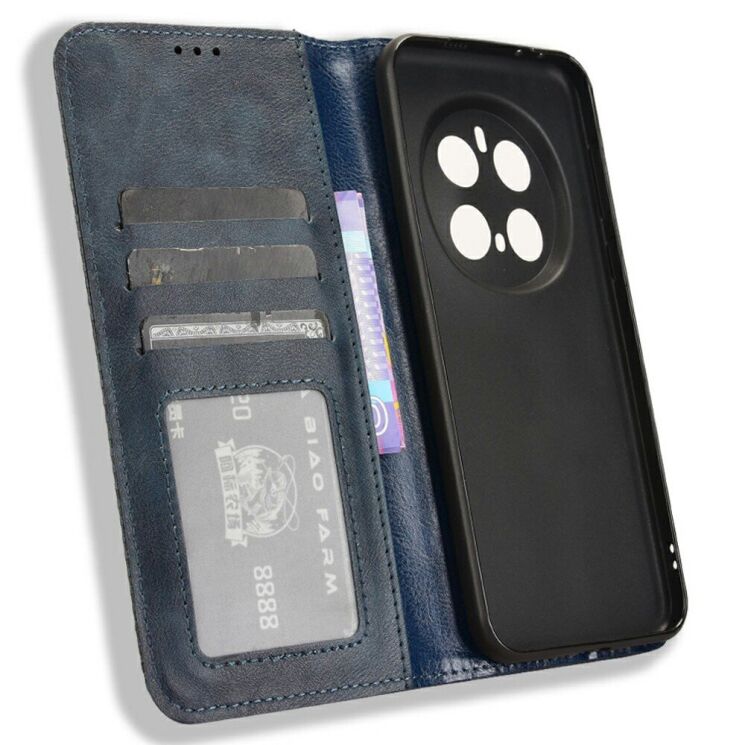 Чехол Deexe Retro Style для Honor Magic 7 Pro - Blue: фото 4 из 7