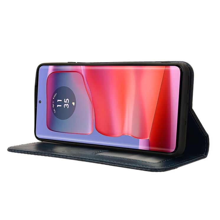 Чехол Deexe Retro Style для Motorola Edge 50 Pro - Blue: фото 3 из 7