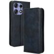 Чехол Deexe Retro Style для Motorola Edge 50 Pro - Blue (353606L)