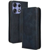 Чехол Deexe Retro Style для Motorola Edge 50 Pro - Blue: фото 1 из 7