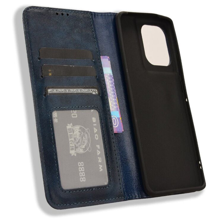 Чехол Deexe Retro Style для Motorola Edge 50 Pro - Blue: фото 4 из 7