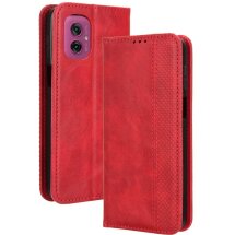 Чехол Deexe Retro Style для Motorola Moto G55 - Red: фото 1 из 7