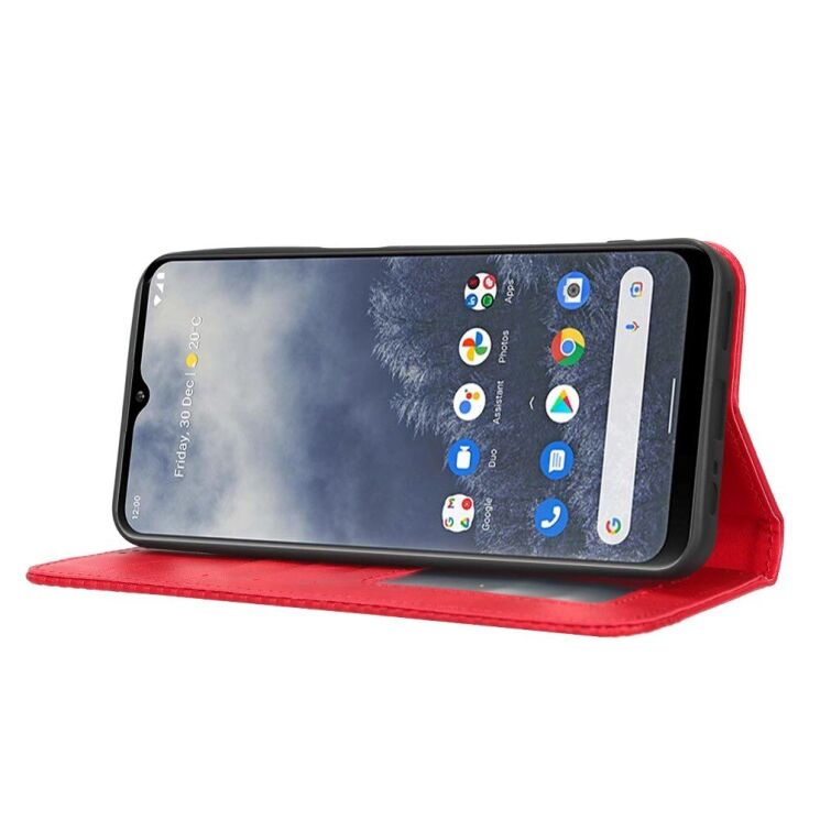 Чехол Deexe Retro Style для Nokia G60 - Red: фото 3 из 9
