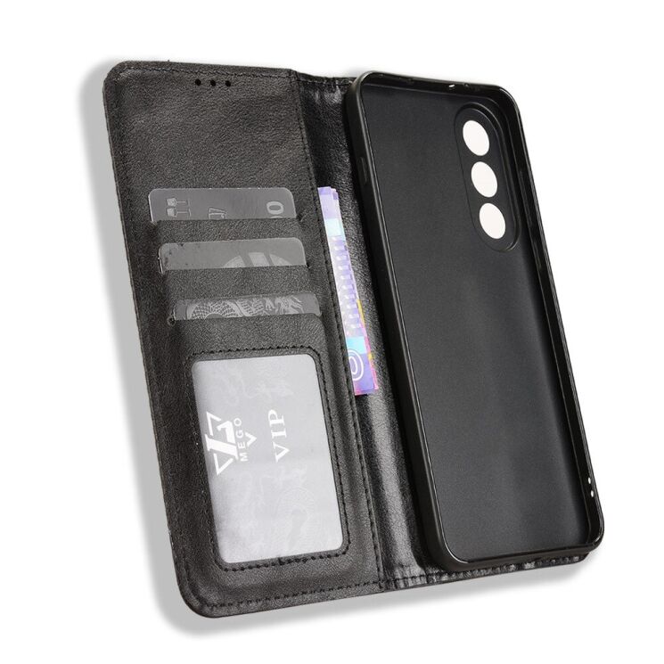 Чохол Deexe Retro Style для OnePlus Nord 5 / Ace 5 Ultra - Black: фото 5 з 15