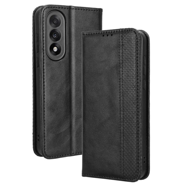 Чохол Deexe Retro Style для OnePlus Nord 5 / Ace 5 Ultra - Black: фото 9 з 15