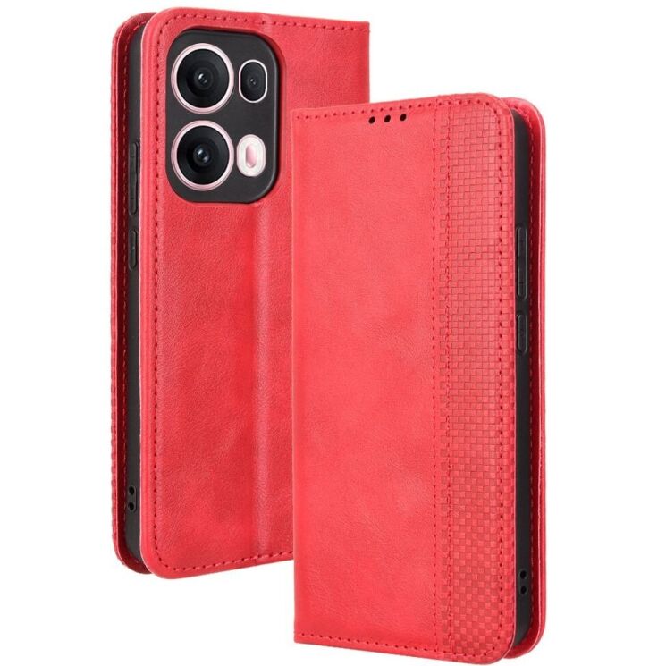 Чехол Deexe Retro Style для OPPO Reno 13 Pro 5G - Red: фото 1 из 7
