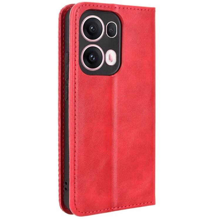 Чехол Deexe Retro Style для OPPO Reno 13 Pro 5G - Red: фото 6 из 7