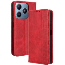Чехол Deexe Retro Style для Realme C63 / C61 / Note 60x - Red: фото 1 из 7