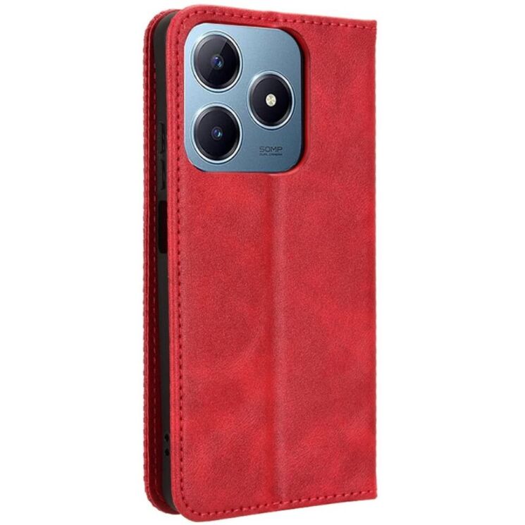 Чехол Deexe Retro Style для Realme C63 / C61 / Note 60x - Red: фото 6 из 7