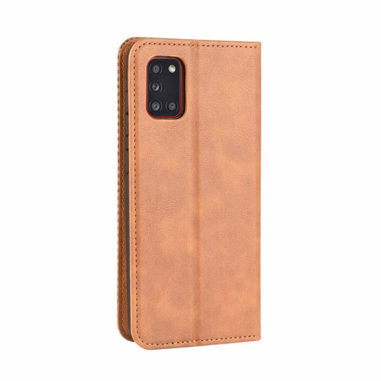 Чехол Deexe Retro Style для Samsung Galaxy A31 (A315) - Brown: фото 10 из 12
