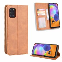 Чехол Deexe Retro Style для Samsung Galaxy A31 (A315) - Brown: фото 1 из 12