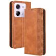 Чехол Deexe Retro Style для Xiaomi Poco M7 Pro - Brown (374409Z)