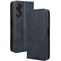 Чехол Deexe Retro Style для ZTE Blade A34 - Blue: фото 1 из 7