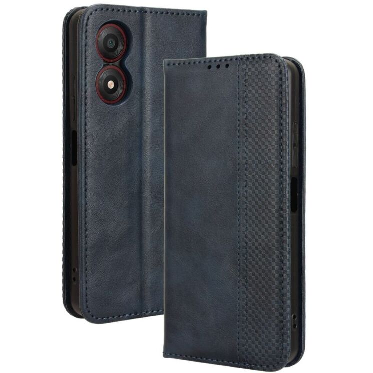 Чохол Deexe Retro Style для ZTE Blade A34 - Blue: фото 1 з 7