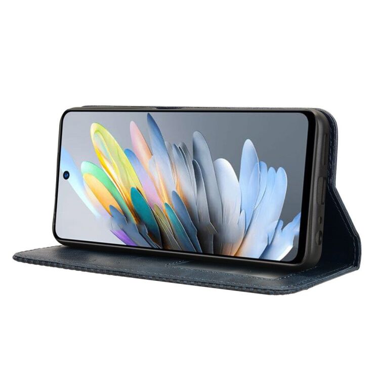 Чохол Deexe Retro Style для ZTE Blade A75 - Blue: фото 3 з 7