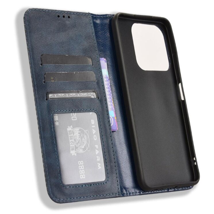 Чохол Deexe Retro Style для ZTE Blade A75 - Blue: фото 4 з 7