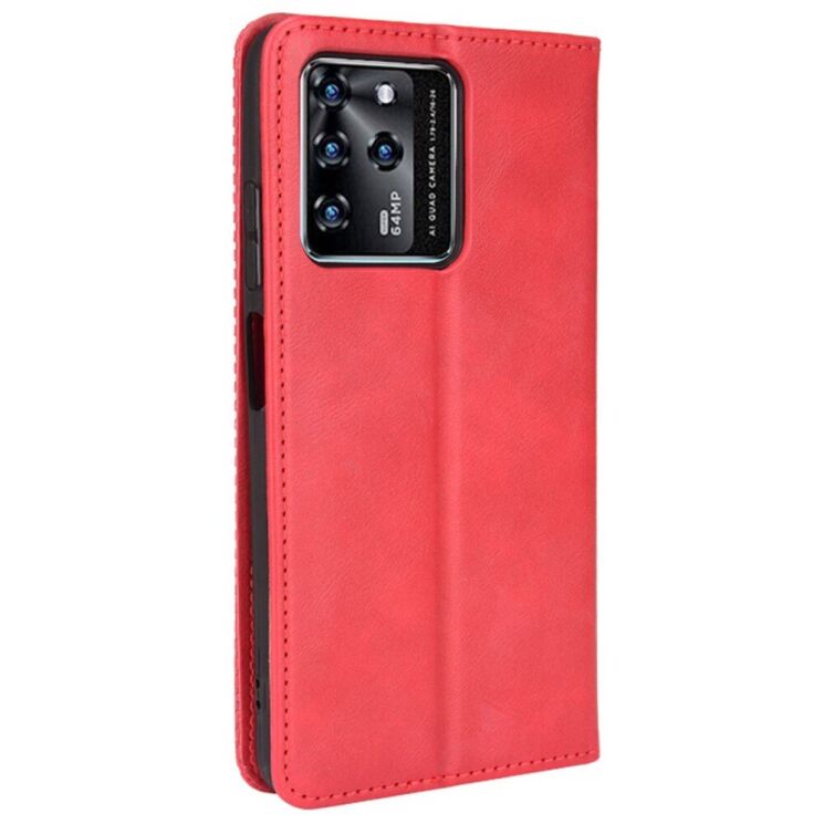 Чехол Deexe Retro Style для ZTE Blade V30 - Red: фото 3 из 10