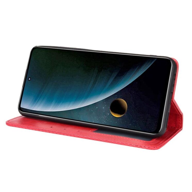 Чехол Deexe Retro Style для ZTE Blade V30 - Red: фото 5 из 10