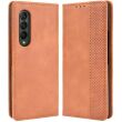 Чехол Deexe Retro Style (FF) для Samsung Galaxy Fold 4 - Brown (303004Z)
