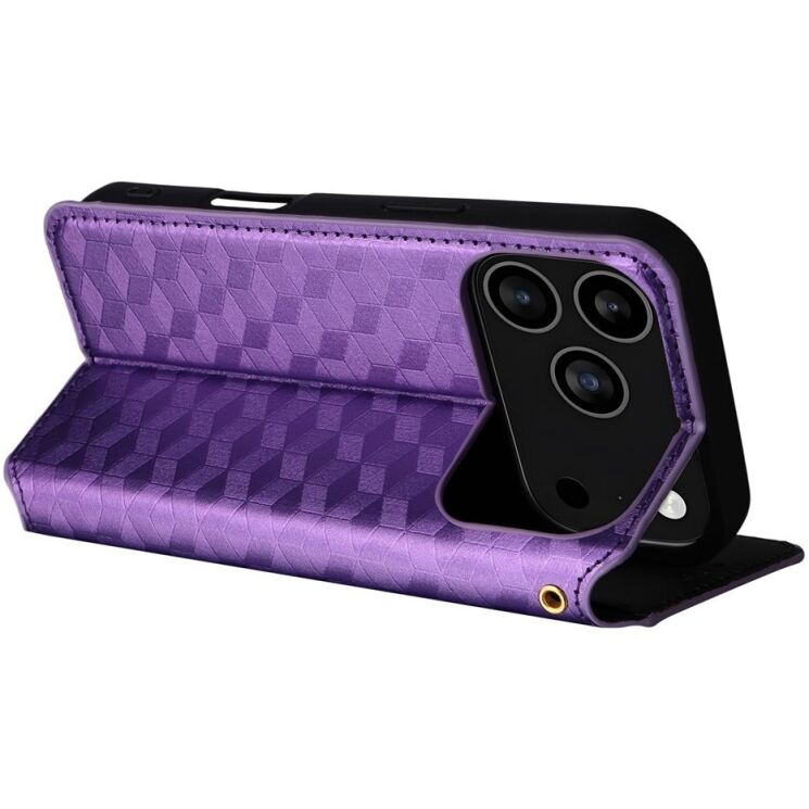 Чохол Deexe Rhombus Book для iPhone 18 Pro / 17 Pro - Purple (423620V) Чохол Deexe Rhombus Book для iPhone 18 Pro / 17 Pro - Purple: фото 5 з 10